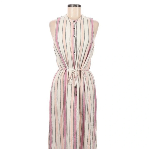 Splendid NWT small stripe linen cotton blend dress - Picture 1 of 11